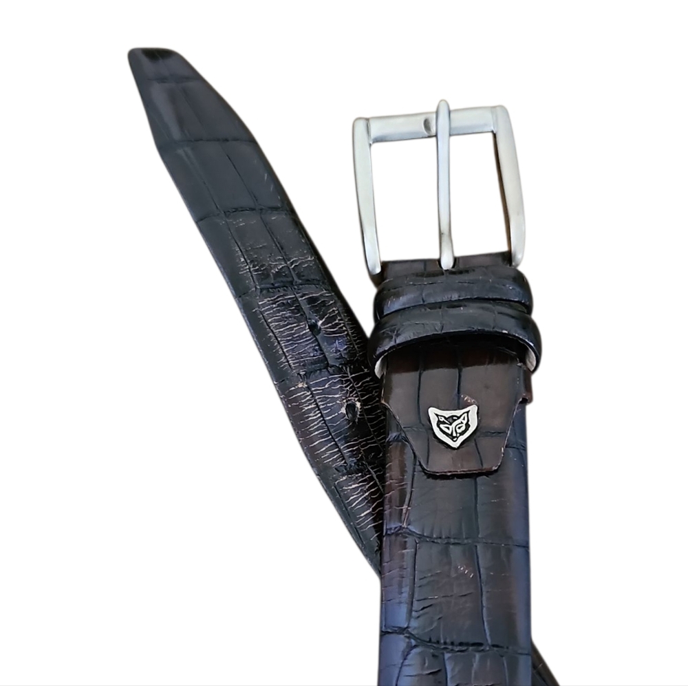 Paolo Da Ponte Men's Italian Leather Belt 40"